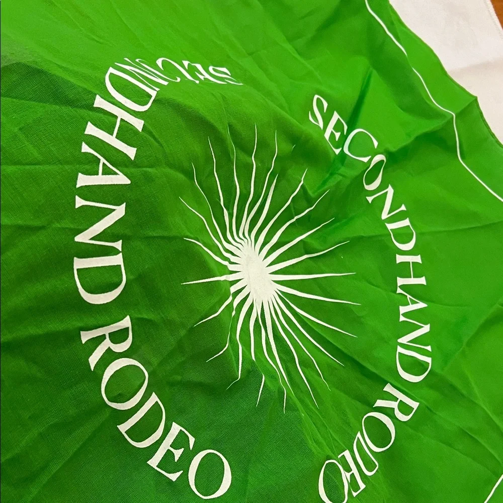 Green Secondhand Rodeo Bandana - Picture 4 of 4